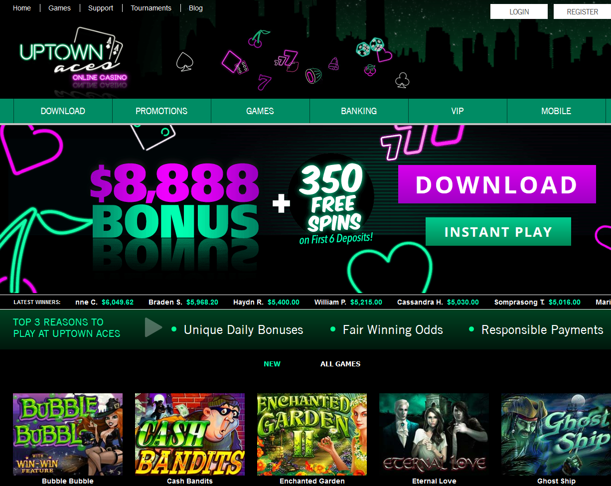 Home - Latest Online Casino Games and Slots at Uptown Aces Home - Latest Online Casino Games and Slots at Uptown Aces